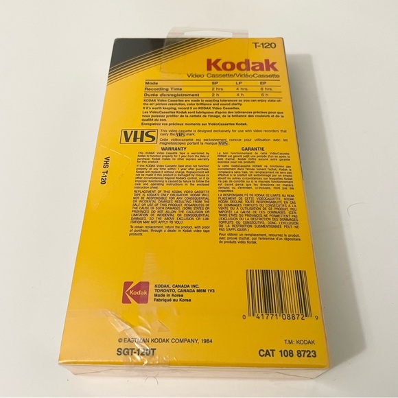 Kodak Video Cassette T-120 Lot of 4 - Picture 5 of 9